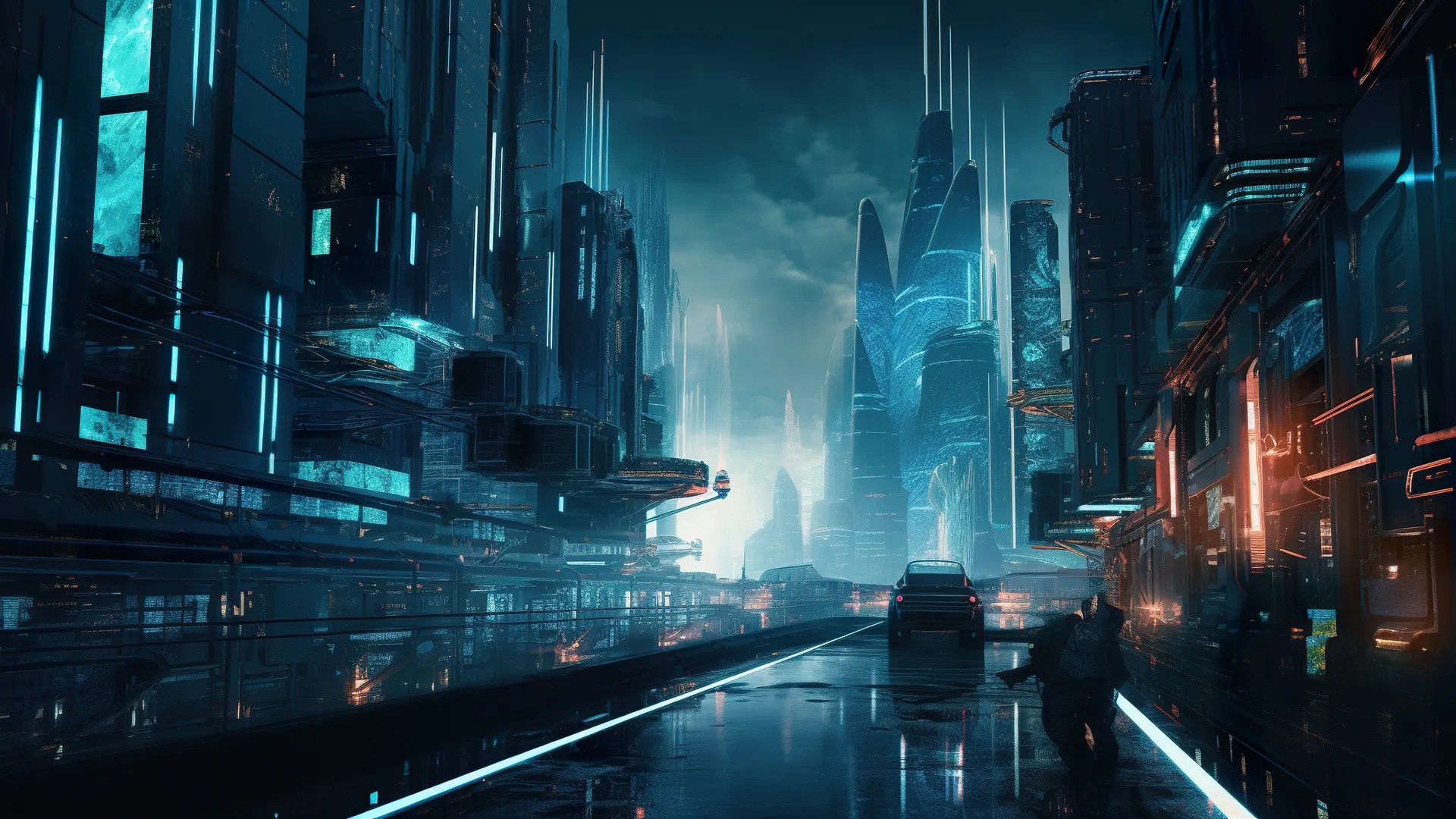 blue city