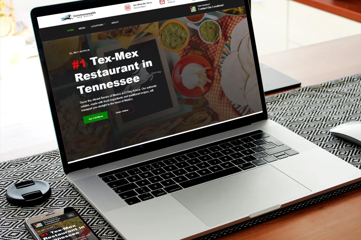 El Rey Azteca mockup