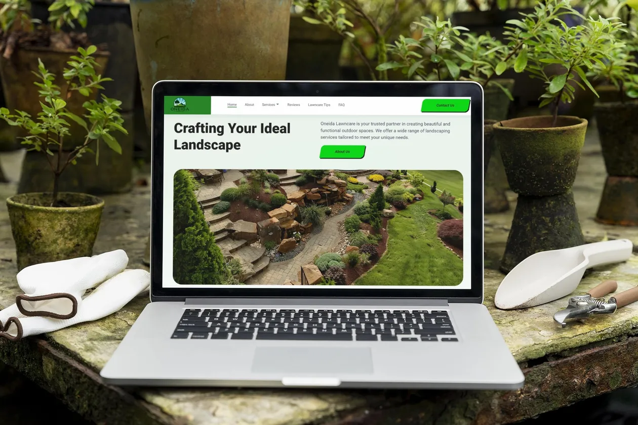 Oneida Lawn Care mockup